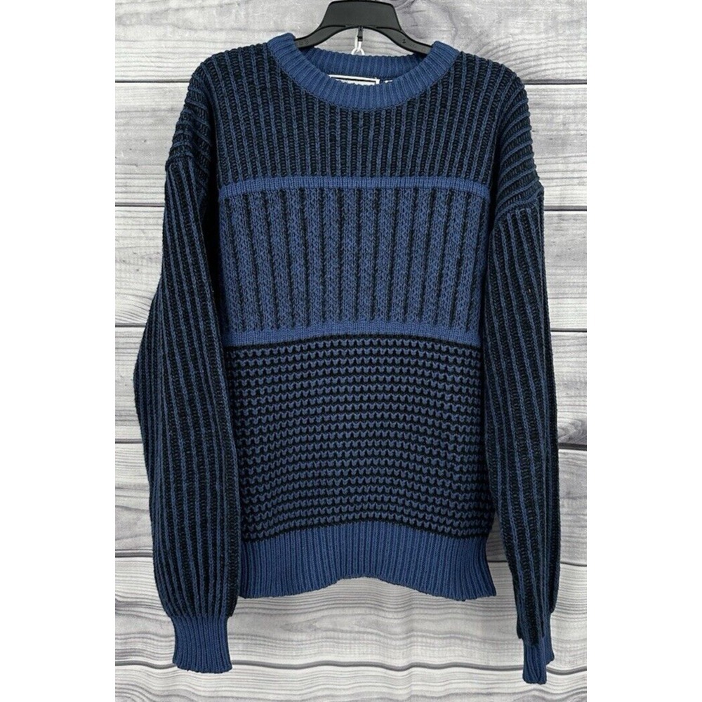 CHARTWELL VINTAGE 80'S / 90'S CREWNECK SWEATER Men's‎ Size Large BLUE / BLACK